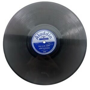 Gene and Eunice 45 This is my story Move it Over Baby Aladdin 3282 Vinyl Record